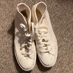 Converse Women's Cream High-Top Sneakers
